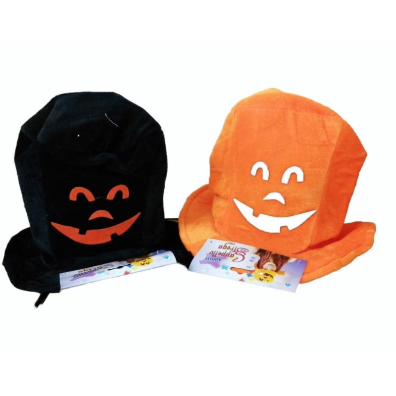 CAPPELLI HALLOWEEN STREGA NERO/ARANCIONE