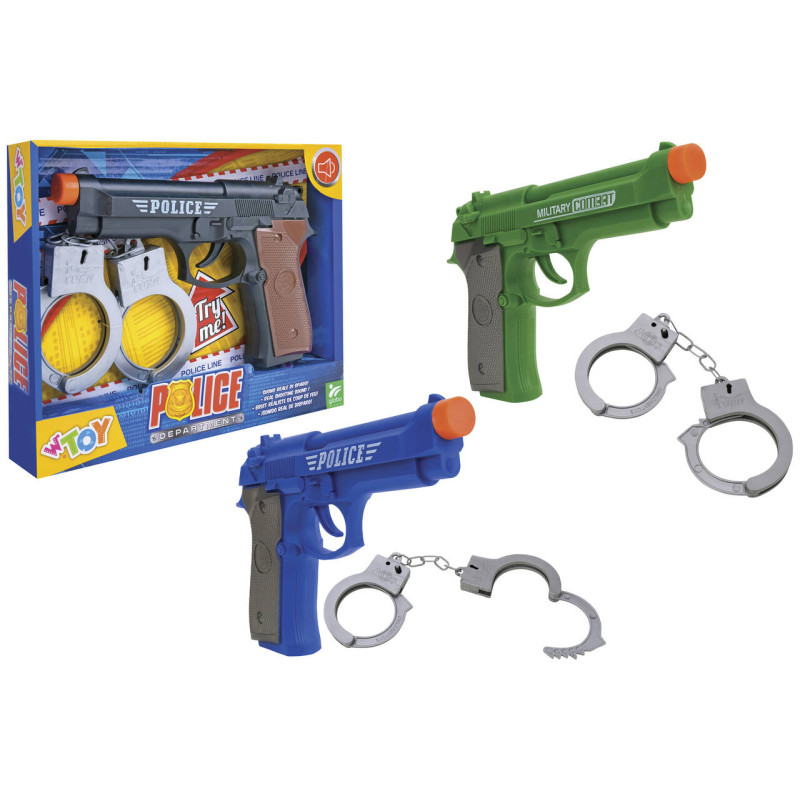 PISTOLA B/O CON SUONI+MANETTE
