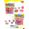 TENEROTTI 5 PEZZI COCCINELLA\FARFALLE 23X19,5 CM.