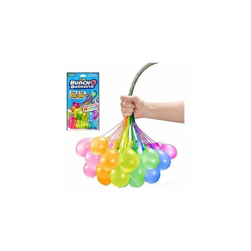 BRUNCHO BALLOONS TROPICAL 100 PEZZI