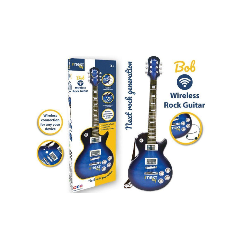CHITARRA ROK MICROFONO WIRELESS BOB