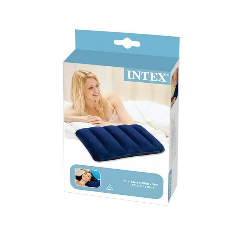 CUSCINO FLOCCATO BLU CM 43X28X9 INTEX