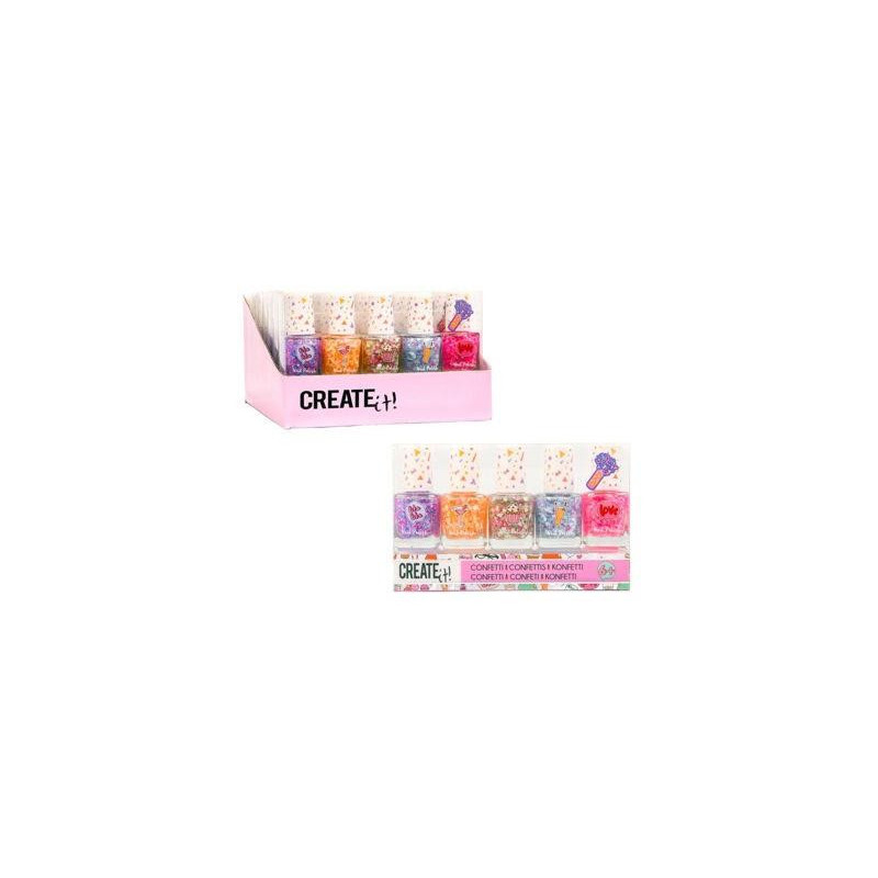 CREATE IT! SMALTI SET 5 PEZZI CONFETTI