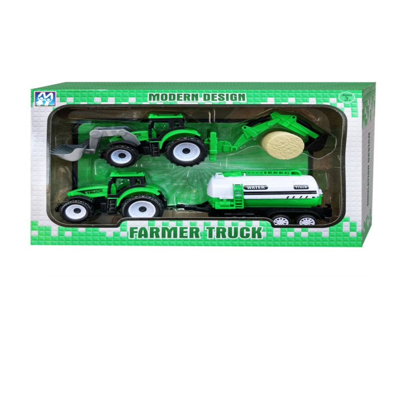 FARMER TRUCK TRATTORI FATTORIA 2 PEZZI H17 xL26XP6 CM.