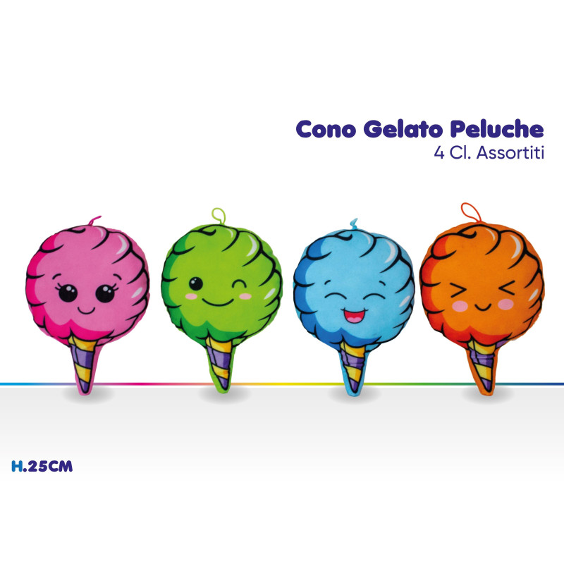 PELUCHE CONO GELATO CM.25