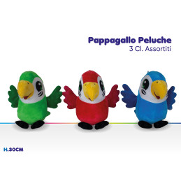 PELUCHE PAPPAGALLO CM.30