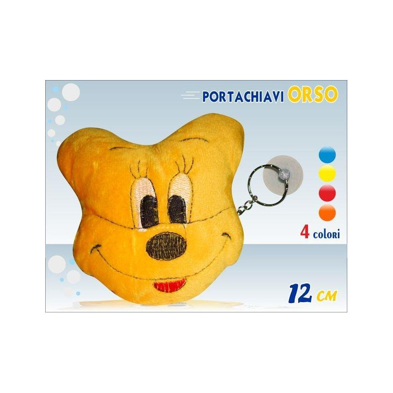 PELUCHE PORTACHIAVI ORSO CM.12