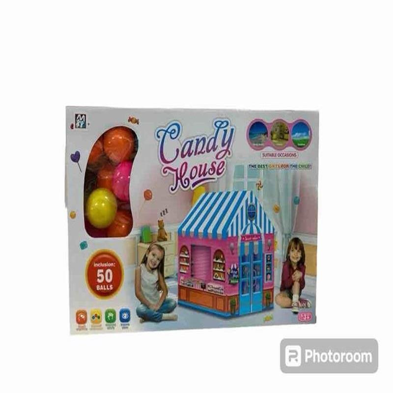 CASETTA CANDY HOUSE CON 50 PALLINE