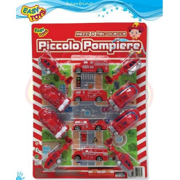 BLISTER 12 MEZZI VIGILI DEL FUOCO RETROCARICA