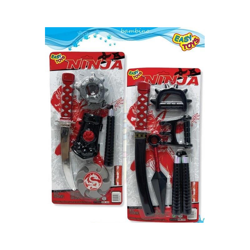 BLISTER NINJA CON SPADA MANGANELLO+ACCESSORI