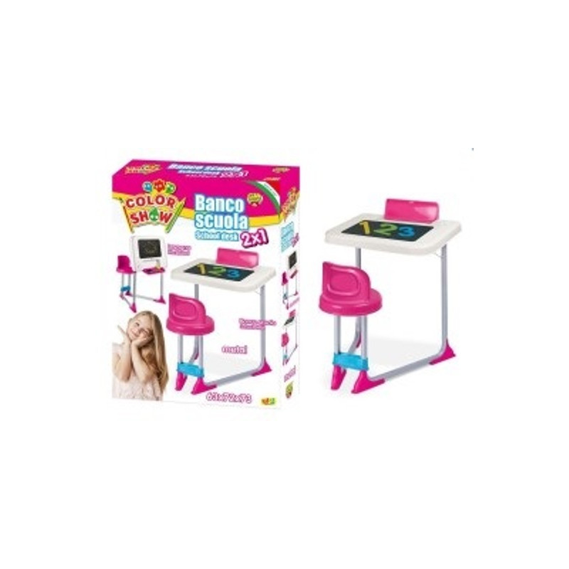 BANCO SCUOLA 2IN1 ROSA