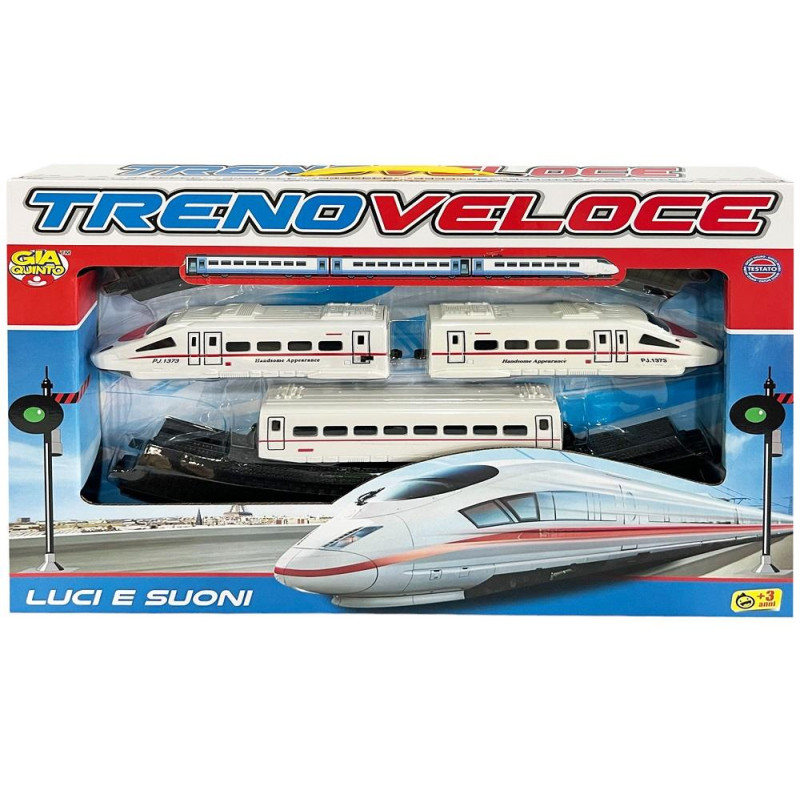 TRENO VELOCE LUCI E SUONI B/O