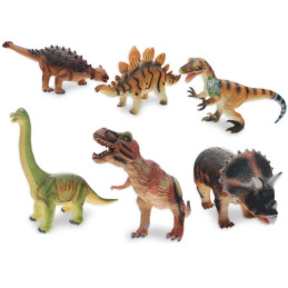 DINOSAURI SOFFICI CON SUONO 50 CM.