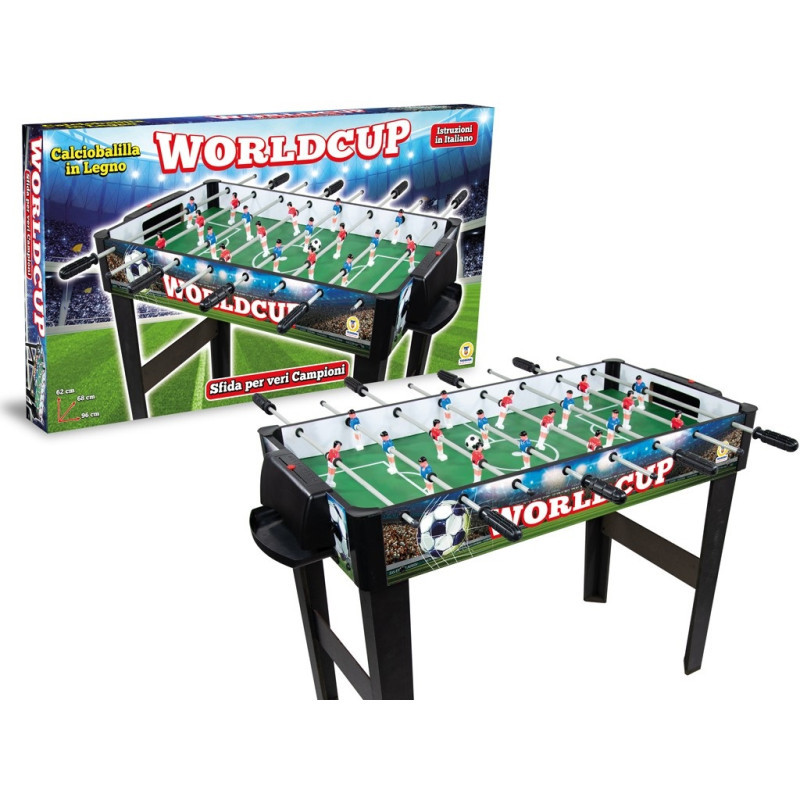 CALCETTO BALILLA WORLDCUP CON GAMBE 68X96X62