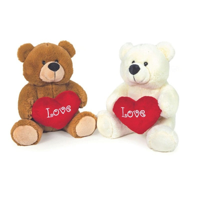 ORSETTI CON CUORE LOVE H.25 CM.