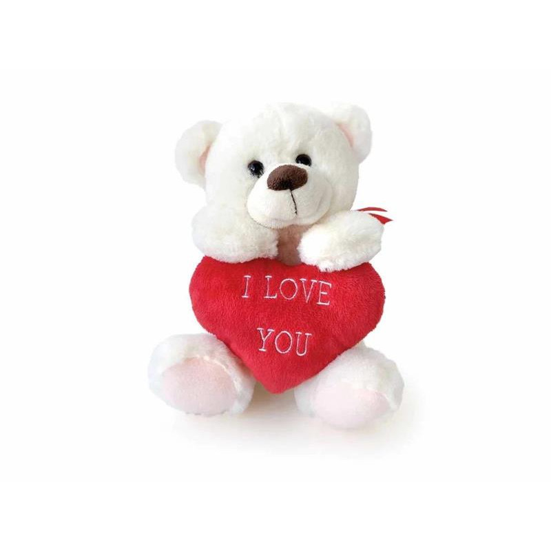 ORSO SEDUTO CON CUORE I LOVE YOU CM.25