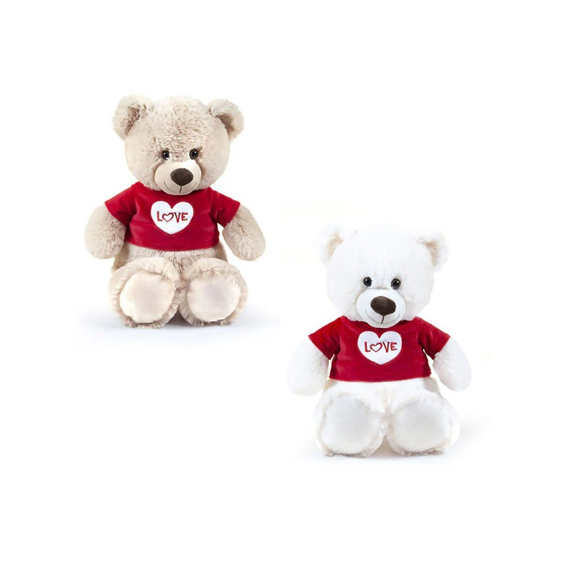 ORSO TSHIRT ROSSA SCRITTA LOVE L60 CM.
