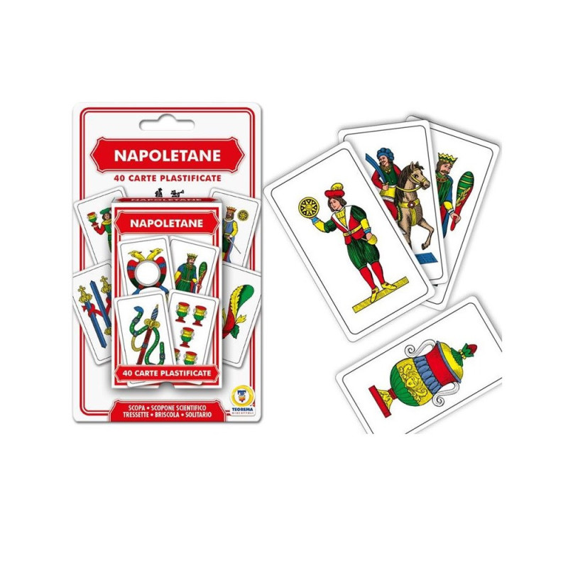 CARTE DA GIOCO NAPOLETANE MAZZO DA 40 PEZZI