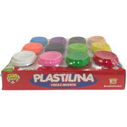 PLASTILINA 12 VASETTI