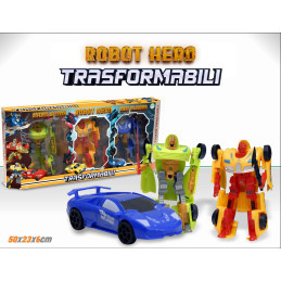 SUPER HERO ROBOT TRASFORMABILE