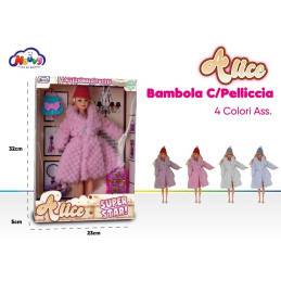 BAMBOLA CON PELLICCIA