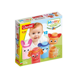 MOMY SOFT HAPPY ANIMALS 12 PEZZI