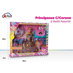 PRINCIPESSA 6 ABITI.+ CORONA