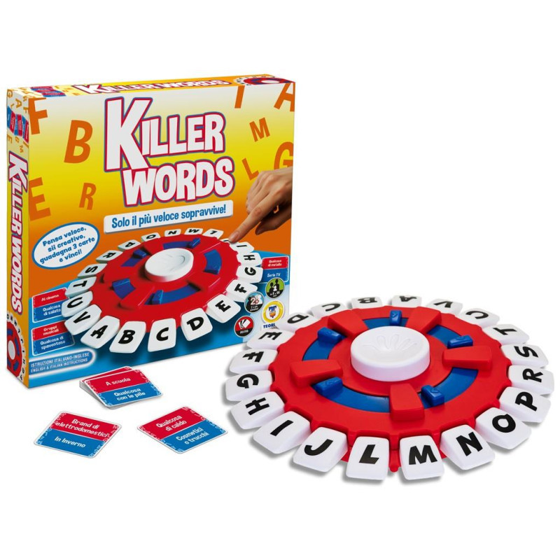 GIOCO DA TAVOLO KILLER WORDS B-O CON CARTE