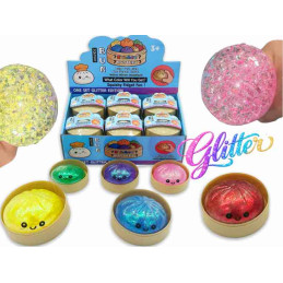DUMPLING GLITTER 8,6 CM. DISPLAY 12 PEZZI
