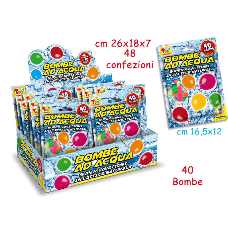 BOMBE AD ACQUA 40 PEZZI