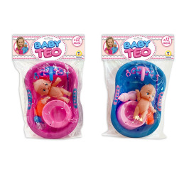 VASCA BAGNETTO CON BEBE'+ ACCESSORI
