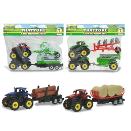 2 TRATTORE CON RIMORCHIO