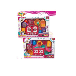 SET GLI ATTREZZI DEL CUOCO CON FORNELLO+ACCESSORI