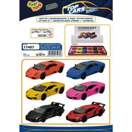 LAMBORGHINI AVENTADOR SCALA 1:38 METALLO RETROCARICA
